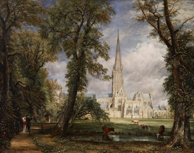 Catedral de Salisbury desde el jardín del obispo de John Constable